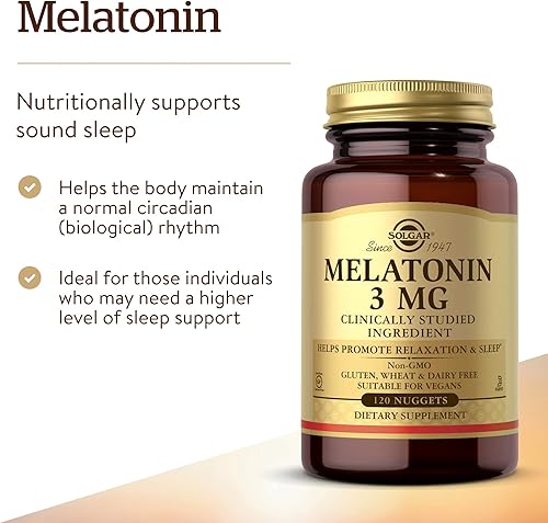 Miniatura 3 de SolgarMelatonina 3mg 120Nuggets