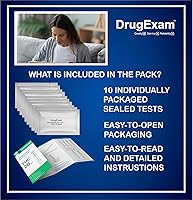 Vista 2 de DrugExam - Kit de prueba de drogas de un solo panel con THC de marihuana altamente sensible de 20 ng/ml, prueba de drogas de marihuana con nivel