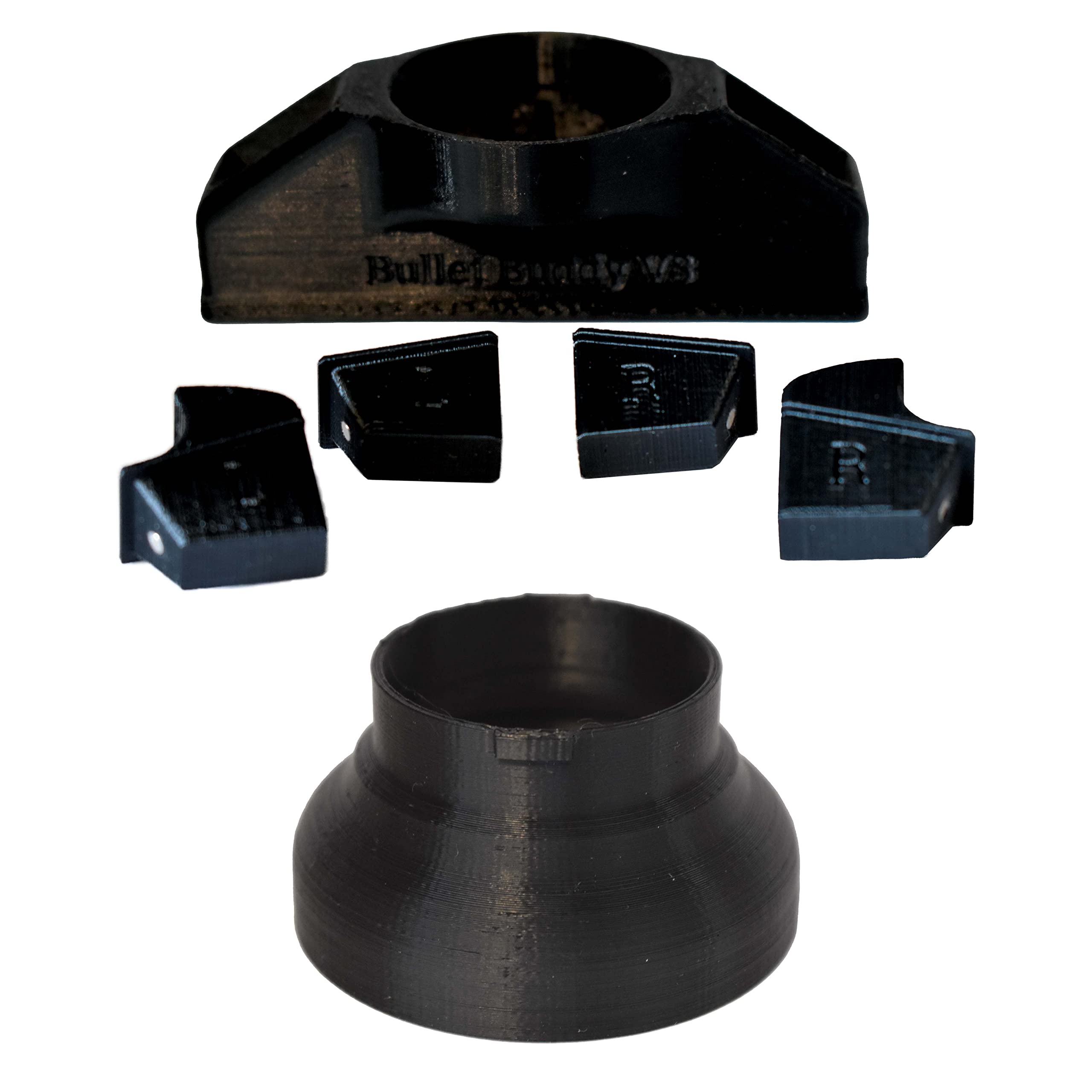 Bullet Buddy V3 - Asistente de armónica amplificada manos libres (520: negro)