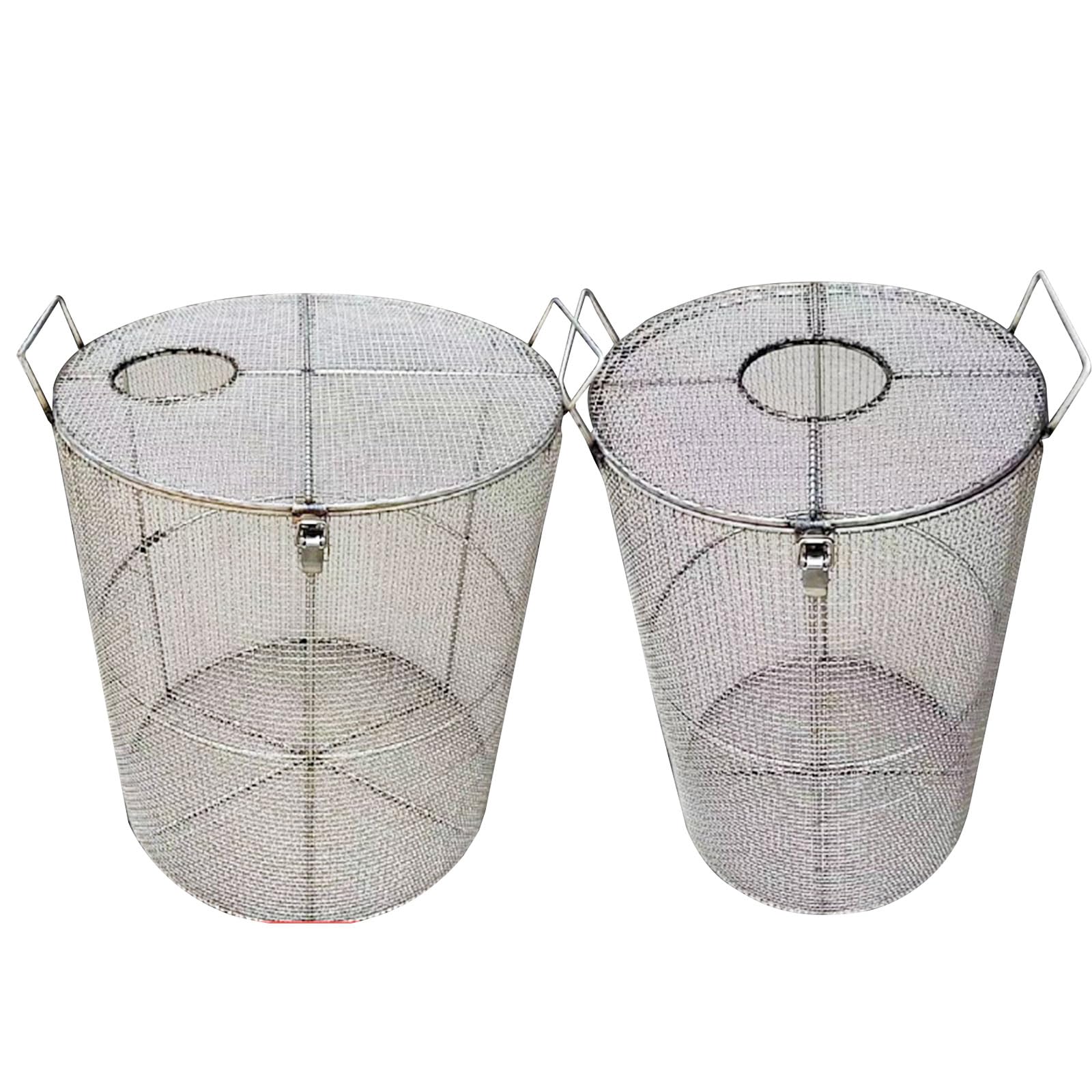 Copertura Filtro per Pompa dell'acqua in Acciaio Inox Rete di Protezione per Pompa Sommersa, Barriera Anti-Intasamento per Pompa di Drenaggio Esterna, Maglia da 5mm(Size:35x50cm/13.7"x19.6",Color:A)