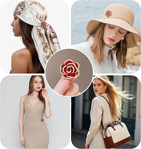 Miniatura 4 de Brooches and Pins for Women Vintage Brooch Pins for Women Rhinestone Brooch and Pin Crystal Brooch Pin Fashion Broche Gifts