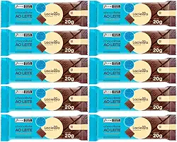 Kit com 10 Tabletes de Chocolate ao Leite Crocante Zero Açúcar de 20g cada - Laciella