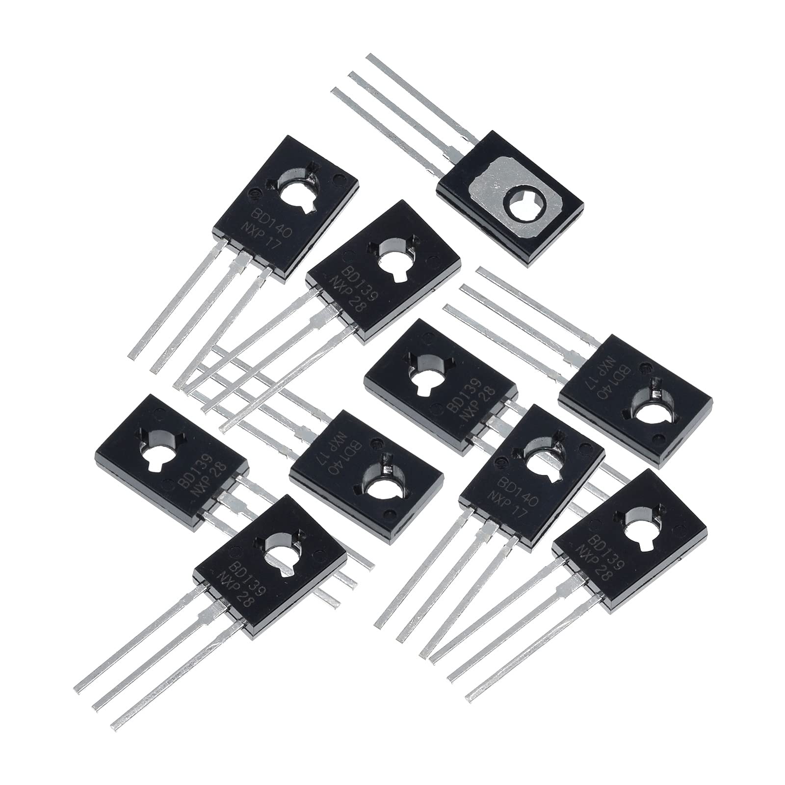 BD139 BD140 transistors TO126 régulateur de tension pour kit électronique DIY 10 pièces