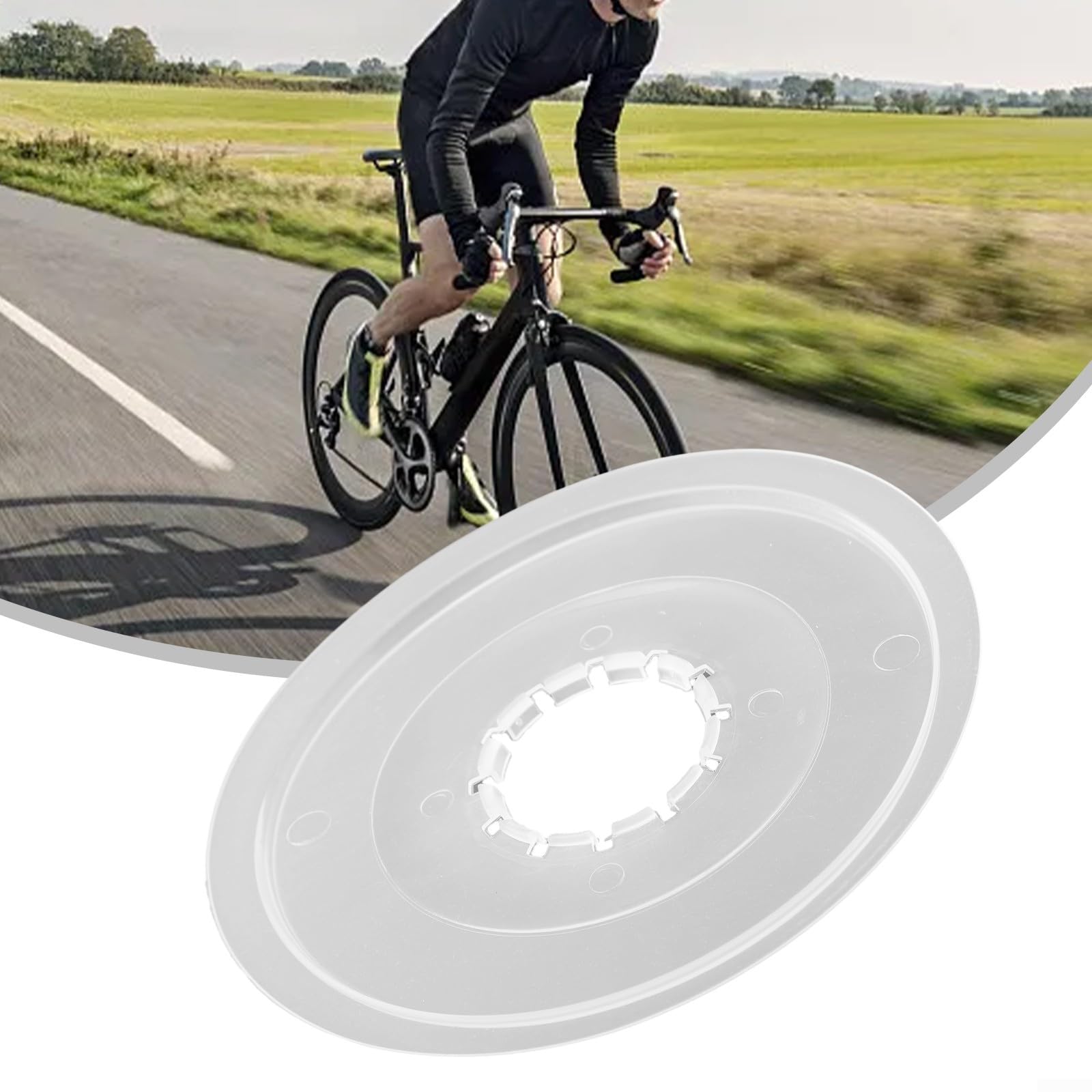 Bike Spoke Covers, ABS Plastic Bike Freewheel Cover, Bike Wheel Spoke Protector Guard, Lightweight Cassette Freewheel Cover