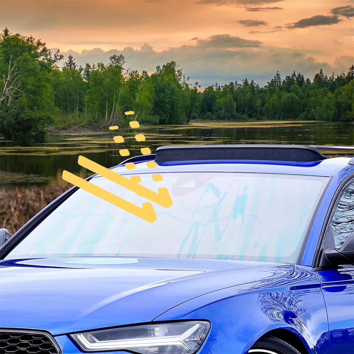 Car Window Tint Film Silver Gradient Pet Sunshade Protective Film with Eye-catching Design Enhances Appearance for Driving Use