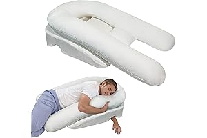 Johnear Side Sleeping Pillows with Arm Hole - Ergonomic Acid Reflux Pillow