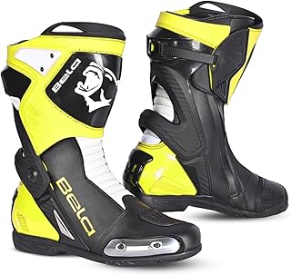 MAXIMO-MOTO Motorbike Boots for Men Motorcycle Racing Armore