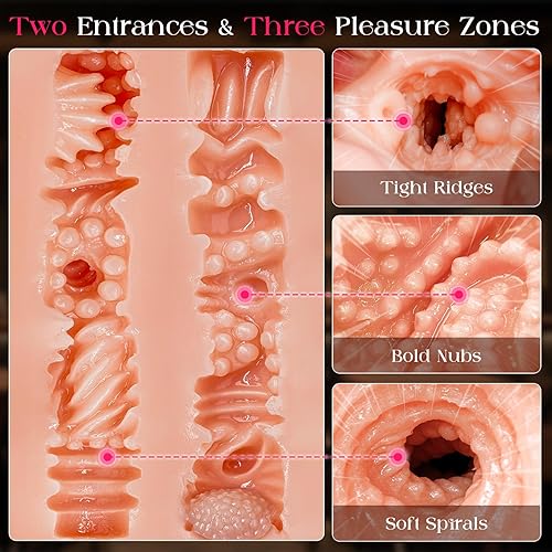 Miniatura 41 de Coño de bolsillo para hombres, juguetes sexuales para hombres, masturbadores masculinos, muñeca sexual realista para adultos, manos libres, trazo 3D