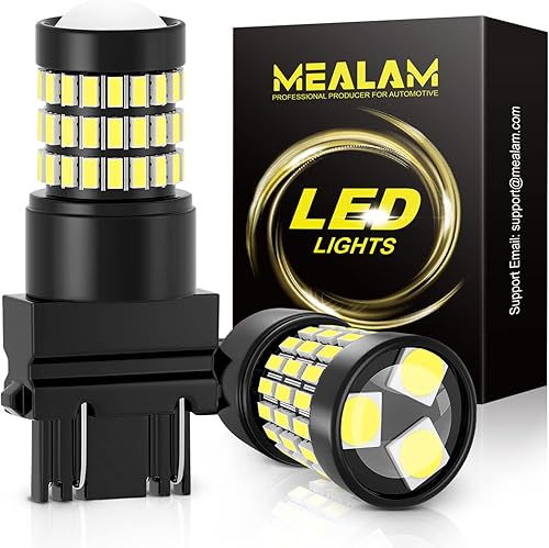 Miniatura 1 de 3156 3157 3057 3056 4157 4057 T25 Bombillas LED blancas de xenón, 300% de brillo, iluminación de 360 grados, 57 chips SMD para automóvil, luz de