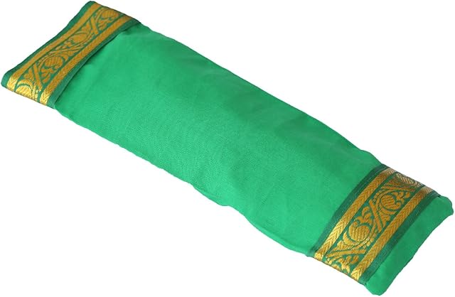 Yoga United 100% Cotton Lavender and Linseed Eye Pillow for Yoga, Relaxation, Meditation, Travel and Gift or Tired Eyes, and Headaches