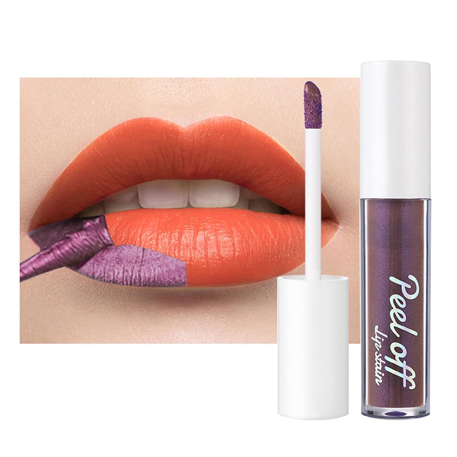 Transfer Proof Matte Lip Gloss Peel Off Lip Stain that is Waterproof and Delivers a Long Lasting Silky