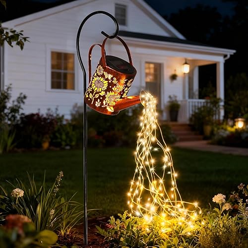 Lumières solaires jardin extérieur tournesol jardins lumière, jardinage cadeaux, Mon