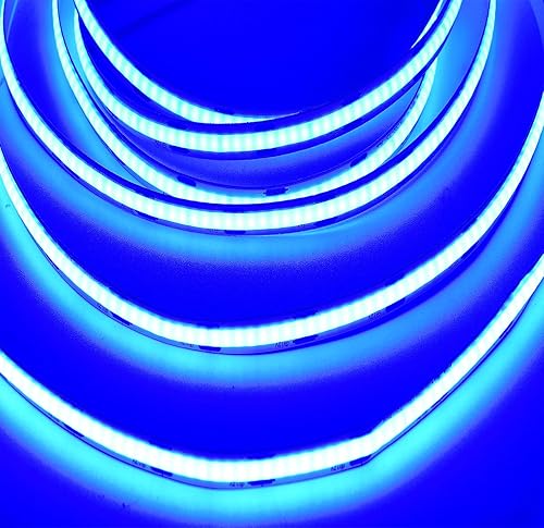 Miniatura 4 de HAASHADA COB - Tira de luces LED, 12 V CC, 16.4 pies, súper brillante, regulable, 32000 lm, 32000 lm, cinta de luz LED de alta densidad, no