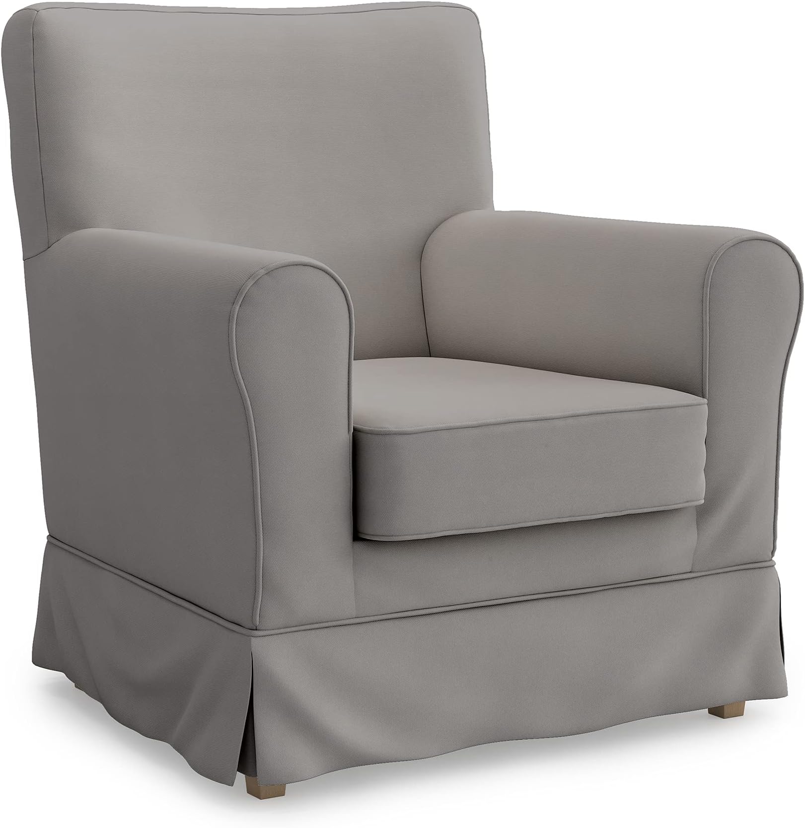 Masters of Covers Replacement Armchair Cover for IKEA Ektorp Jennylund, Handmade 78 cm x 85 cm x 84 cm (Grey, Cotton)