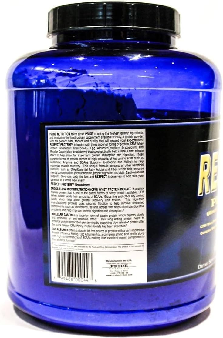 Superfood Protein Shake- Respect Protein Vanilla Ice Cream 60 Servings– Best Meal Replacement Shake for Women & Men– Whey Protein Isolate, Micellar Casein, Flax & Fiber High Quality Protein Shake