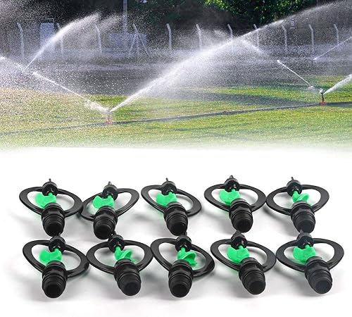 Miniatura 3 de YOUTHINK Cabezales de aspersión, 10 piezas de plástico G12 pulgadas rociador de mariposas en forma de lluvia boquilla de riego agrícola