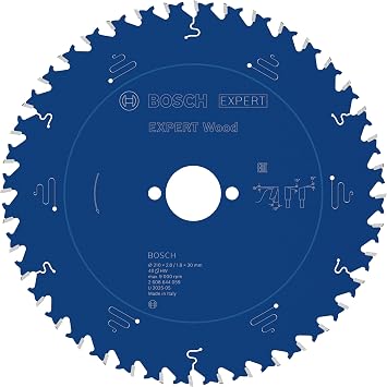 Bosch Professional 1x Expert for Wood Circular Saw Blade Wood Saw Blade Diameter 210 x 30 x 2.4 mm 40 Teeth Circular Saw Accessories
