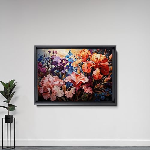 Miniatura 5 de Provence Blooms, Acrylic Iris Prints, Captivating Canvas Wall Art Celebrating the Beauty of Flowers, Decor Canvas, Art Print