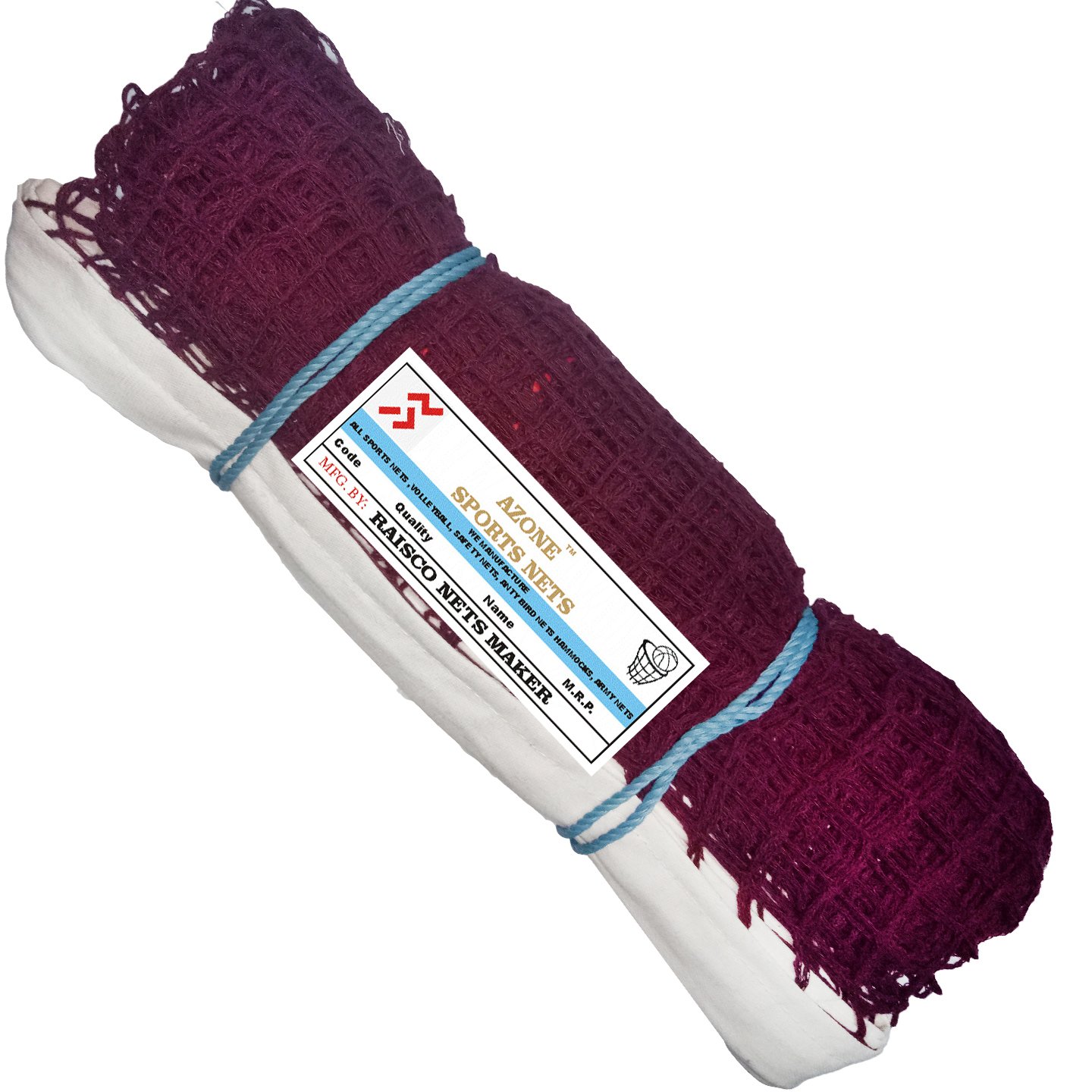 Azone Practice Cotton Badminton Net (Brown, Maroon)-picture-29