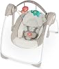 Ingenuity Soothe 'n Delight 6-Speed Compact Portable Baby Swing with Music and Toy Bar, Folding for Easy Travel - Cozy Kingdom
