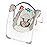 Ingenuity Soothe \'n Delight Compact Portable 6-Speed Plush Baby Swing with Music, Folds Easy, 0-9 Months 6-20 lbs (Cozy Kingdom)
