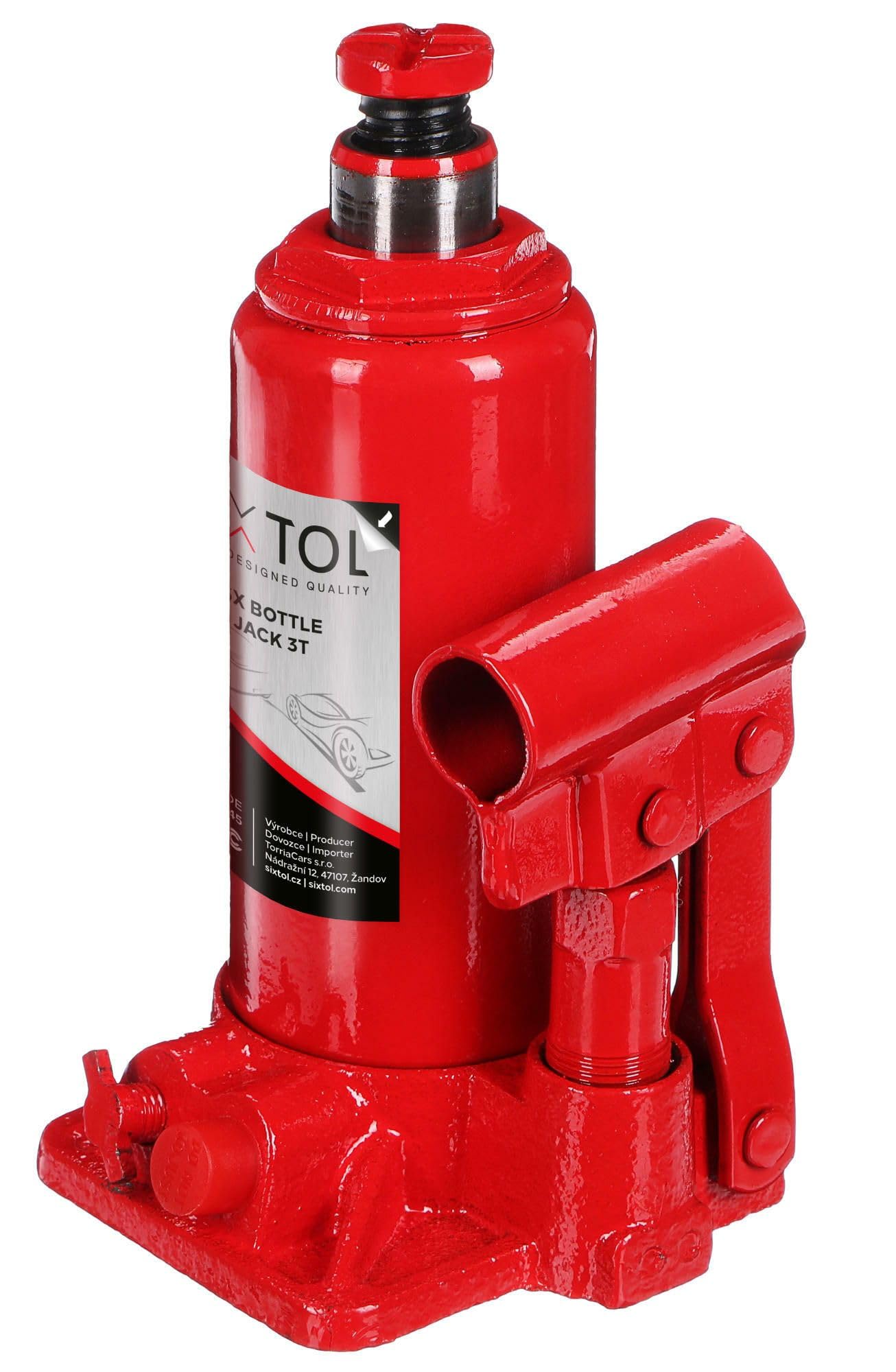 SX Bottle Jack 3T Cric hydraulique à Bouteille 3 tonnes Cric de Levage Compact