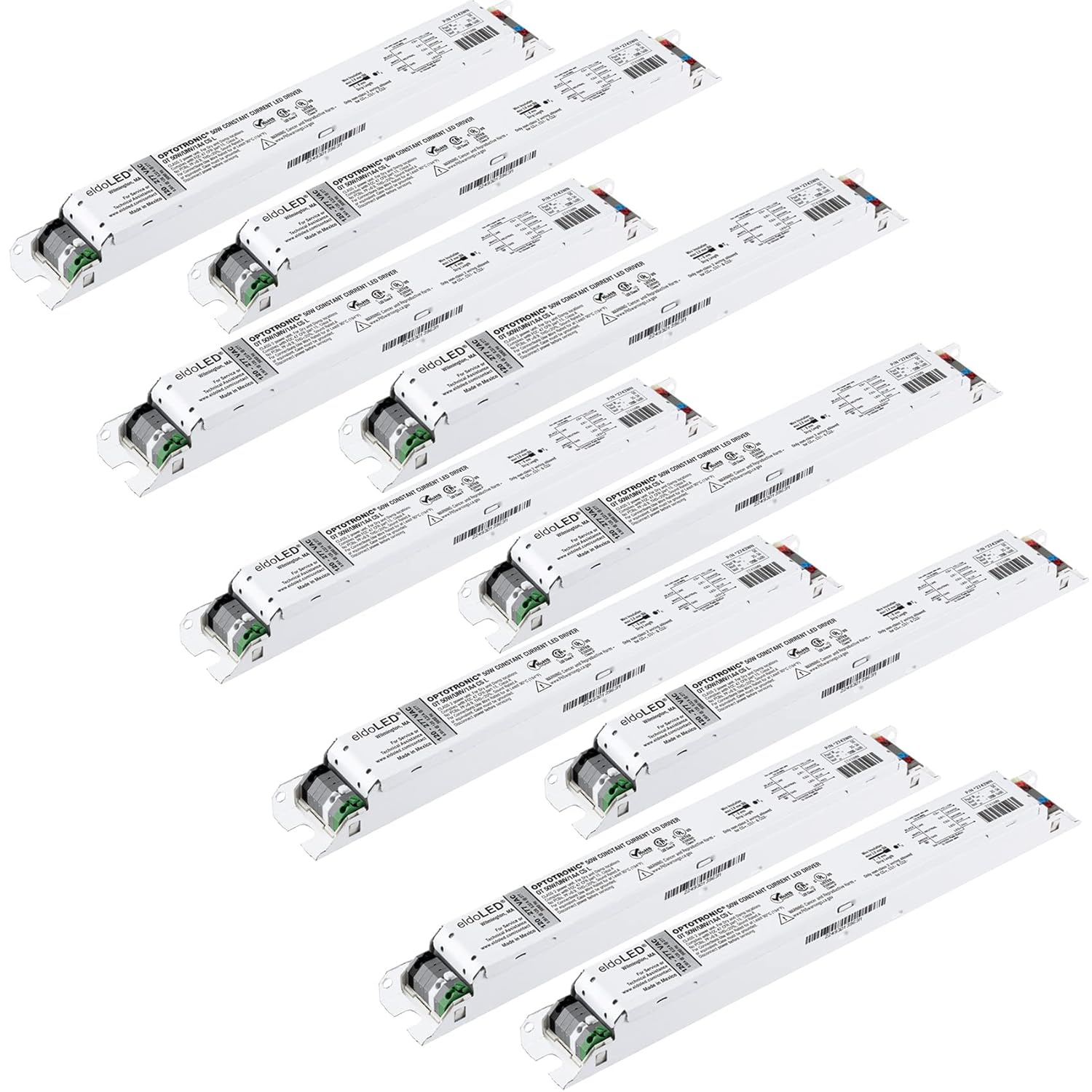 Pack of 5 - eldoLED *2743WN OPTOTRONIC 50W Constant Current Non-Dimmable LED Driver, Current Select OT 50W/UNV/1A4 CS L - Replacement/Compatible with Osram 57439