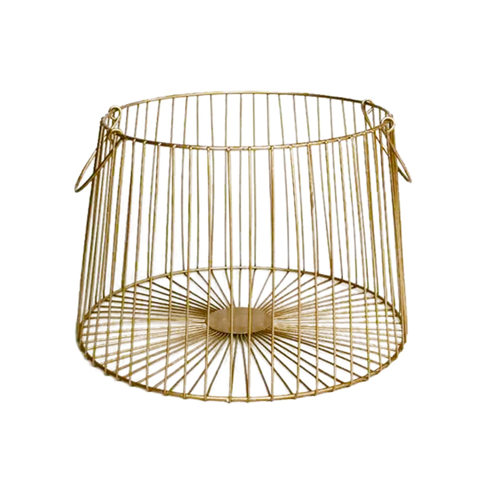 Light Luxury Metal Storage Basket, Scandinavian Household Dirty Clothes Basket, Gold Bathroom Put Clothes Storage Basket, Sundry Basket, Laundry Basket