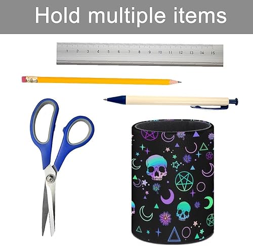 Miniatura 4 de Soporte para bolígrafo de calavera mágica, organizador de lápices, lindo vaso para lápices, decoración de escritorio, soporte para brochas de