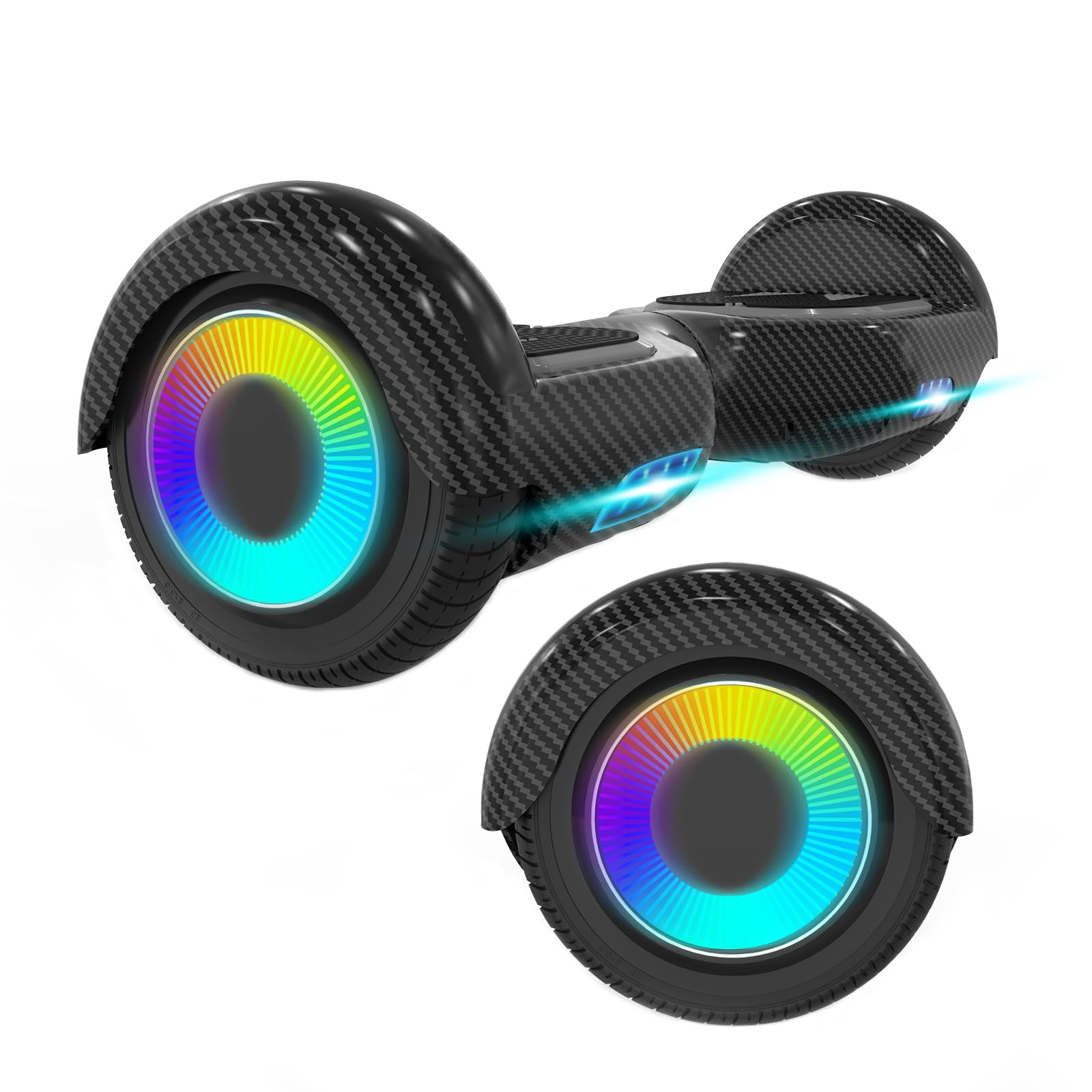 Hoverboard 6,5 pollici con altoparlante Bluetooth Scooter autobilanciato, motore colorato, luci a LED per bambini