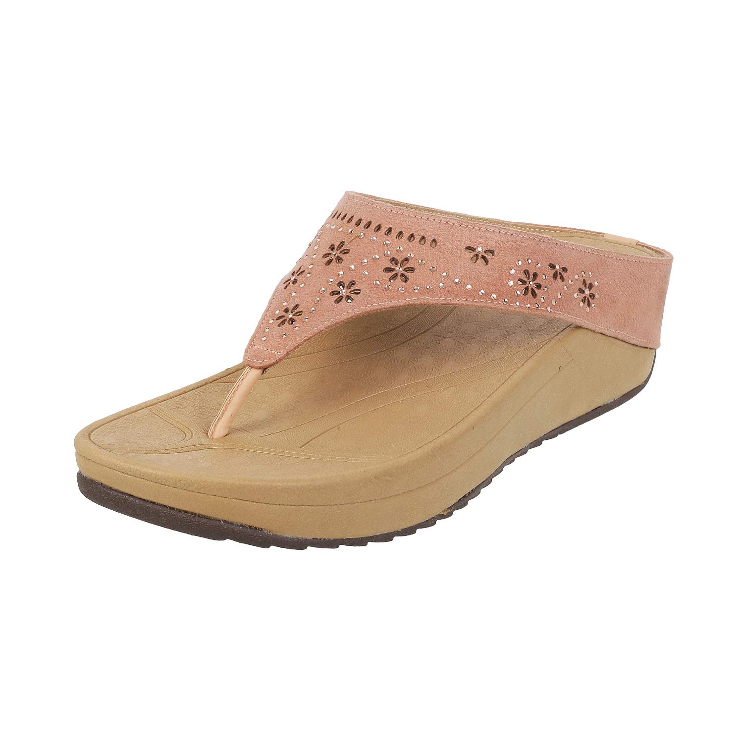Metro Womens Synthetic Peach Slippers (Size (8 UK (41 EU)) (B08CR6B38P) Amazon Price History, Amazon Price Tracker