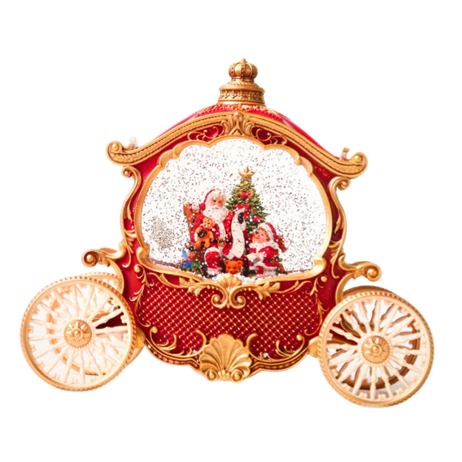 Oshhni Boules à Neige De Noël Avec Musique Lanterne LED De Noël Boule à