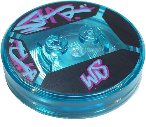 Lego Parts: Dimensiones Etiqueta de juguete 4 x 4 x 2/3 con 2 tachuelas para Wyldstyle #2