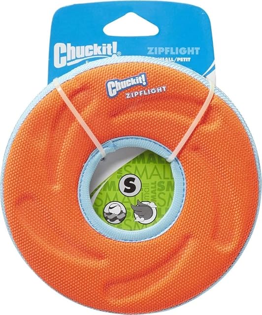 Foto 3 de 7 de Chuckit! Zipflight - Juguete Anfibio Volador de 15,2 cm para Perro, pequeño, Paquete de 2