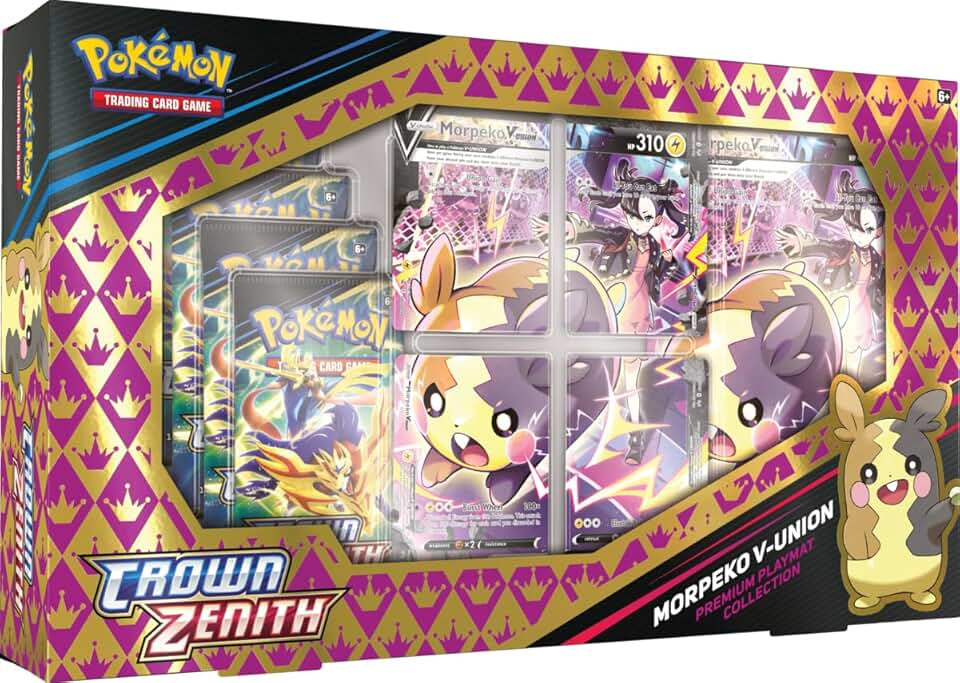 Pokémon TCG: Crown Zenith Premium Playmat Collection Morpeko V-Union Box