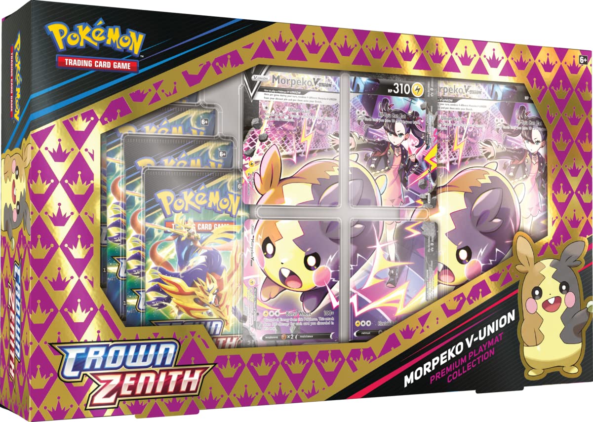 Pokemon ポケモン トレーディングカードゲーム:Crown Zenith プレミアムプレイマットコレクション モルペコV-ユニオン