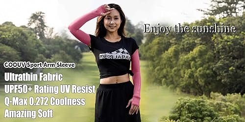 Miniatura 2 de Ultrathin Cooling Ice Silk Sun Protection UPF50+ Sports Arm Sleeves Compression Athletics Hand Cover Elastic