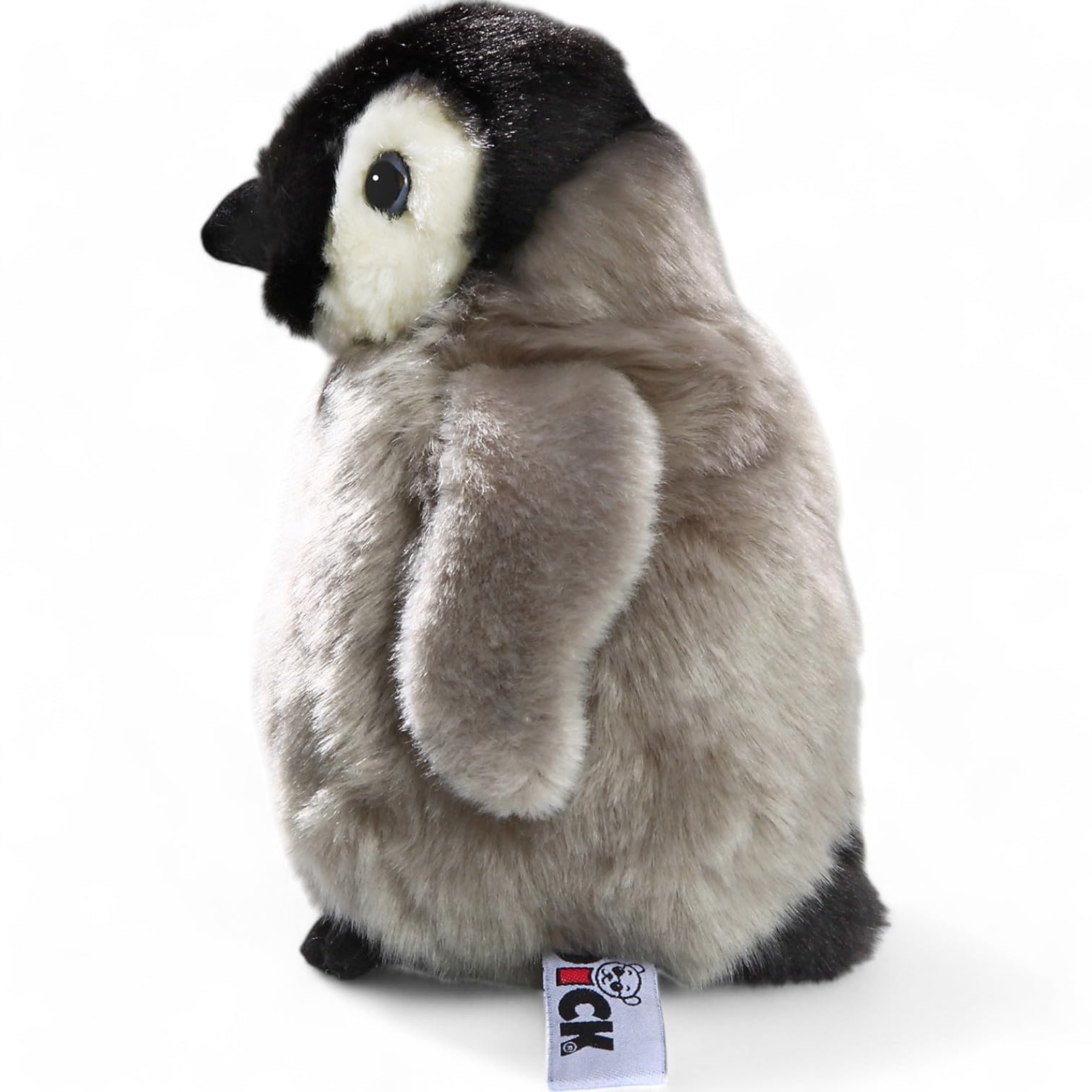 Carl Dick Peluche Pinguino In Piedi 19 Cm - Morbido E Sicuro, Colore Grigio Naturale Con Occhi Blu - 1903