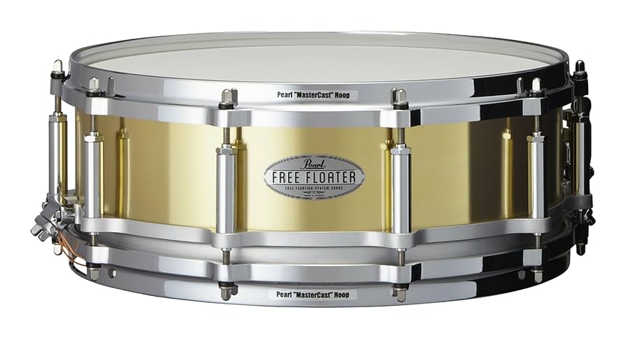 Pearl Free floating System Snare ピッコロスネア Stainless Steel Piccolo Snare | フリーフローティング