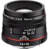 Pentax K-Mount HD DA 35mm f/2.8 Macro 35-35mm Fixed Lens for Pentax KAF Cameras (Limited Black)