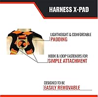 Vista 4 de Malta Dynamics Arnés X-Pad, soporte trasero acolchado para arneses de seguridad y protección contra caídas