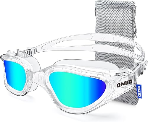 OMID - gafas de natación, cómodas gafas de natación polarizadas para adultos