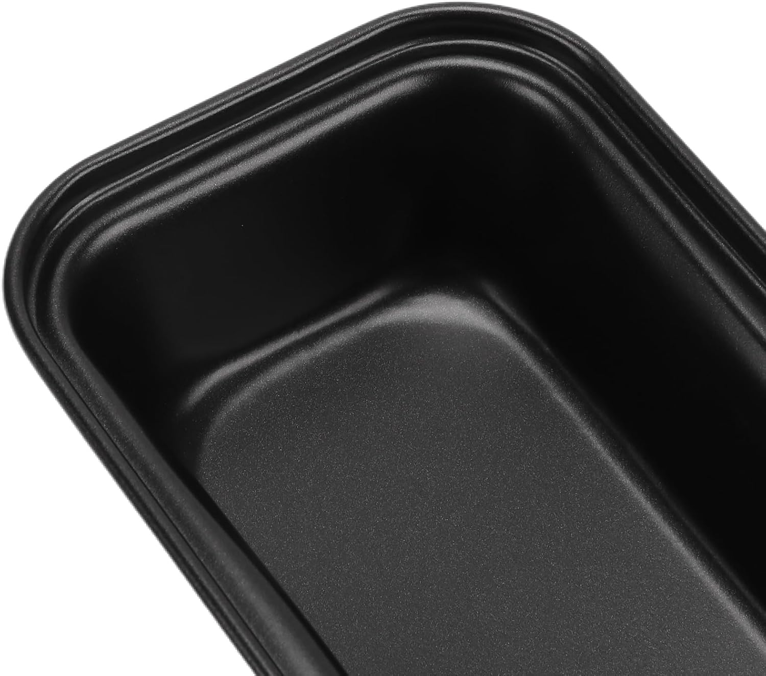 12 Pcs Mini Loaf Pans Nonstick, 6.1 x 3.3 x 2 Inch, Black