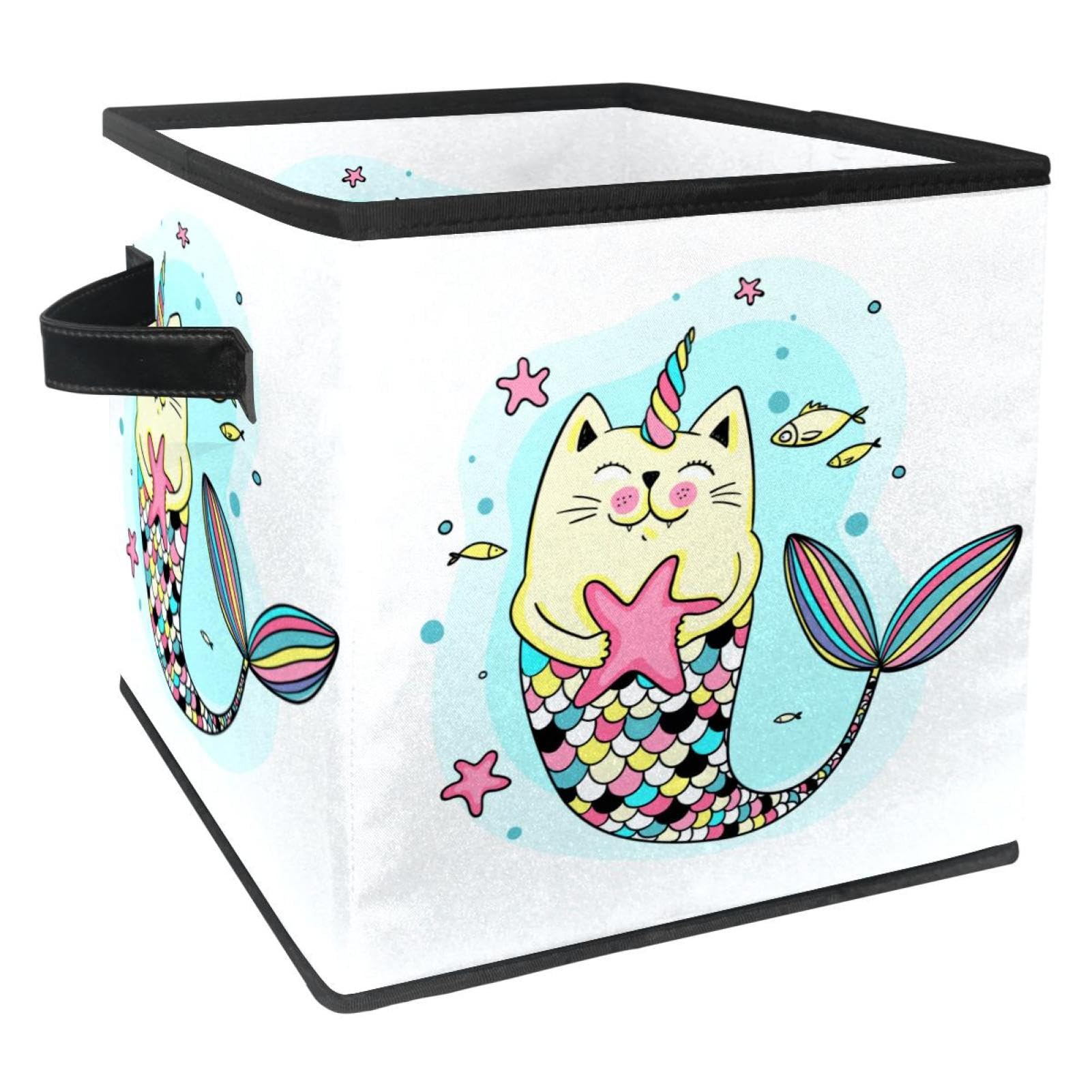 Organiseur placard et bac de rangement tissu pliable pour chambre bébé, boîte cubique jouets