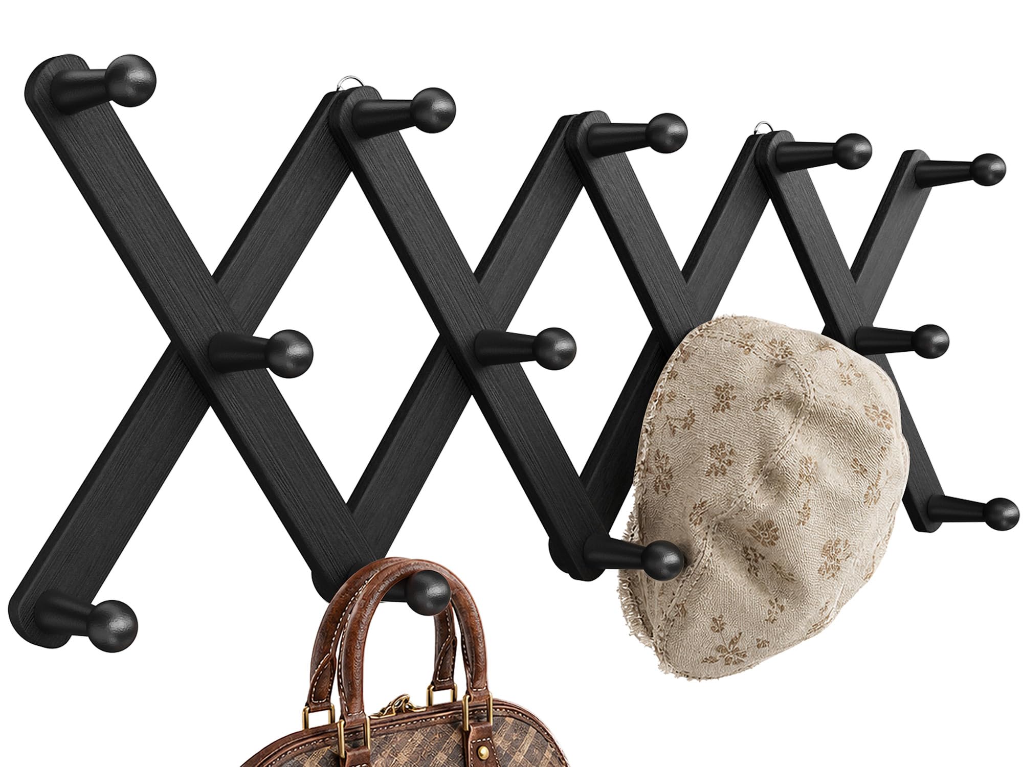 Amazon.com: YZSFMZGE Accordion Wall Hanger, Hat Rack for Wall with