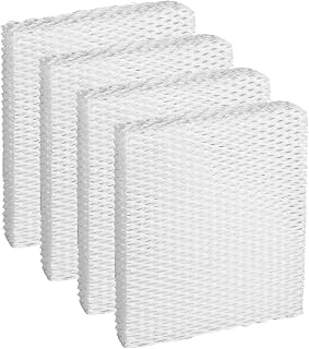 4 Pack MD1-0034 Humidifier Wick Replacement Filter Compatible with Vornado EV100, EV200, EVDC300, EVDC500, Evap2, Evap40 Evaporative Humidifiers, 1 inch Thick