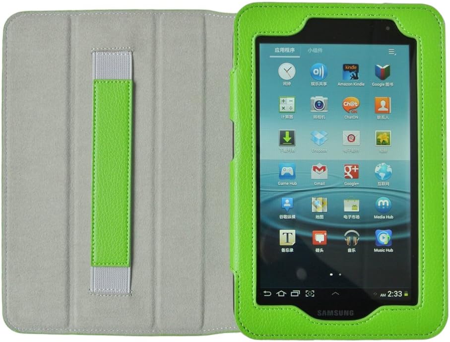 ProCase Galaxy Tab 2 7.0 Case Ultra Slim Smart Cover Folio Stand Case for Samsung Galaxy Tab 2 7.0 GT-P3113 Tablet -Green