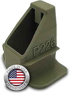 Magazine Loader for The SIG Sauer P226 - Easy Pain Free Loading - Comfortable Grip - Speed Loader Accessories - Large Flanges for Thumb Relief - EZMAGLOADER