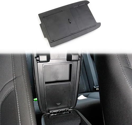 crosselec Organizador de consola central, bandeja de inserción, funda de caja de reposabrazos, cajón oculto para Dodge Charger 2011-2021/Chrysler