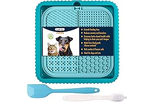 LUKITO 2-in-1 Lick Mat & Dog Bowl